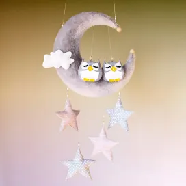 Decor for children room mobil sova